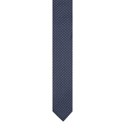 VENTI Herren Business-Krawatte 6cm Seide gewebt Blau...