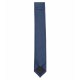 VENTI Herren Business-Krawatte 5cm gewebt Blau gemustert
