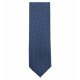 VENTI Herren Business-Krawatte 5cm gewebt Blau gemustert