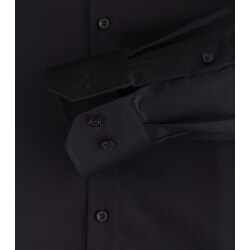 VENTI Herren Businesshemd 72er Langarm Kent Modern-Fit Schwarz