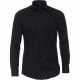 VENTI Herren Businesshemd 72er Langarm Kent Modern-Fit Schwarz