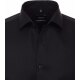 VENTI Herren Businesshemd 72er Langarm Kent Modern-Fit Schwarz