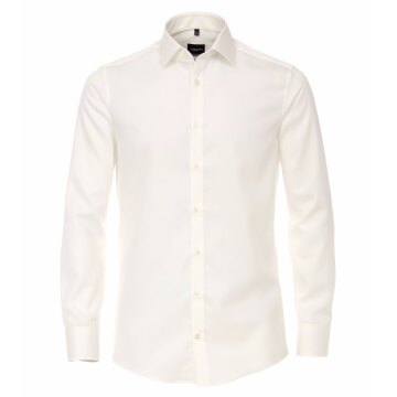 VENTI Herren Businesshemd 69er Langarm Kent Modern-Fit Creme