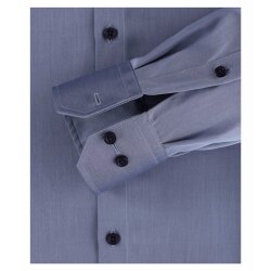 VENTI Herren Businesshemd 69er Langarm Kent Modern-Fit Blau