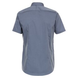 VENTI Herren Businesshemd Kurzarm Kent Body-Fit Blau