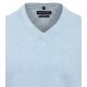 CASAMODA Herren Pullover V-Neck Regular Pima-Baumwolle Hellblau