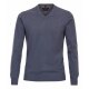 CASAMODA Herren Pullover V-Neck Regular Pima-Baumwolle Blau