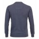CASAMODA Herren Pullover V-Neck Regular Pima-Baumwolle Blau