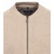 CASAMODA Herren Strickjacke Zipper Regular Baumwolle Beige