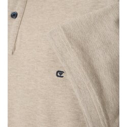 CASAMODA Herren Poloshirt Kurzarm Regular Stretch Piqué Beige