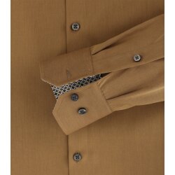 VENTI Herren Businesshemd Langarm Kent Modern-Fit Gelb