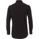 VENTI Herren Businesshemd Langarm Body-Fit Jerseyflex Schwarz