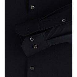 VENTI Herren Businesshemd Langarm Modern-Fit Jerseyflex Marine