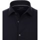VENTI Herren Businesshemd Langarm Modern-Fit Jerseyflex Marine