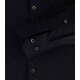 VENTI Herren Businesshemd Langarm Modern-Fit Jerseyflex Marine