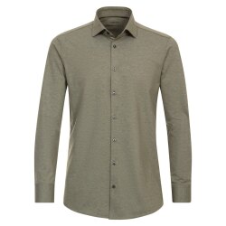 VENTI Herren Businesshemd Langarm Modern-Fit Jerseyflex...