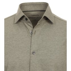 VENTI Herren Businesshemd Langarm Modern-Fit Jerseyflex...