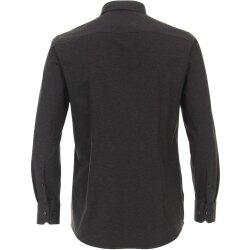 VENTI Herren Businesshemd Langarm Jerseyflex Anthrazit