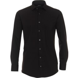 VENTI Herren Businesshemd Langarm Modern-Fit Jerseyflex...