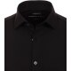 VENTI Herren Businesshemd Langarm Modern-Fit Jerseyflex Schwarz