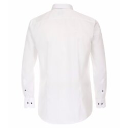 VENTI Herren Businesshemd Langarm Kent Modern-Fit Twill...