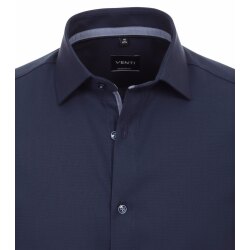 VENTI Herren Businesshemd Langarm Kent Modern-Fit Twill...