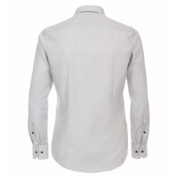 VENTI Herren Businesshemd Langarm Kent Modern-Fit Twill...