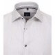 VENTI Herren Businesshemd Langarm Kent Modern-Fit Twill Silber