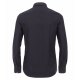 VENTI Herren Businesshemd Langarm Kent Modern-Fit Twill Schwarz