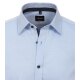 VENTI Herren Businesshemd Langarm Kent Body-Fit Hellblau