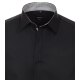 VENTI Herren Businesshemd Langarm Kent Body-Fit Schwarz