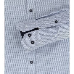 VENTI Herren Businesshemd 72er Langarm Kent Body-Fit Hellblau