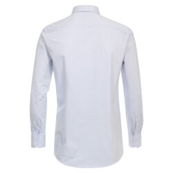 VENTI Herren Businesshemd Langarm Kent Jersey Hellblau