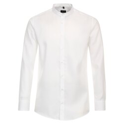 VENTI Herren Businesshemd Langarm Stehbund Modern-Fit...