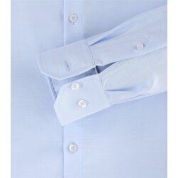 VENTI Herren Businesshemd Langarm Stehbund Modern-Fit Hellblau