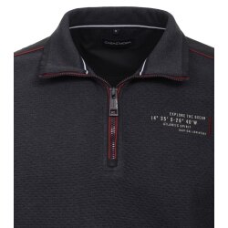 CASAMODA Herren Sweatshirt Troyer Langarm Regular-Fit Marine
