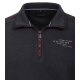 CASAMODA Herren Sweatshirt Troyer Langarm Regular-Fit Marine