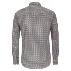 CASAMODA Herren Freizeithemd Langarm Casual-Fit Gelb...
