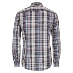 CASAMODA Herren Freizeithemd Langarm Kent Casual-Fit Blau...