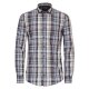 CASAMODA Herren Freizeithemd Langarm Kent Casual-Fit Blau kariert