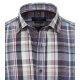 CASAMODA Herren Freizeithemd Langarm Kent Casual-Fit Blau kariert