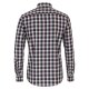 CASAMODA Herren Freizeithemd Langarm Casual-Fit Rot kariert