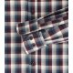 CASAMODA Herren Freizeithemd Langarm Casual-Fit Rot kariert