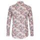 CASAMODA Herren Freizeithemd Langarm Casual-Fit Rot gemustert