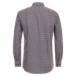 CASAMODA Herren Freizeithemd Langarm Comfort-Fit Rot...