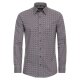 CASAMODA Herren Freizeithemd Langarm Comfort-Fit Rot gemustert