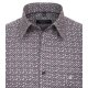 CASAMODA Herren Freizeithemd Langarm Comfort-Fit Rot gemustert