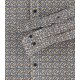 CASAMODA Herren Freizeithemd Langarm  Comfort-Fit Gelb gemustert