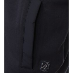CASAMODA Herren Sweatweste Stehkragen Zipper Regular Marine