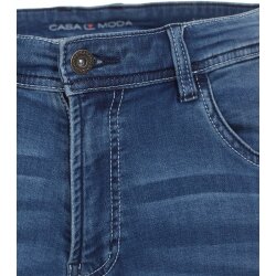 CASAMODA Herren Bermuda-Jeans-Shorts 1/2 Regular Fit Blau